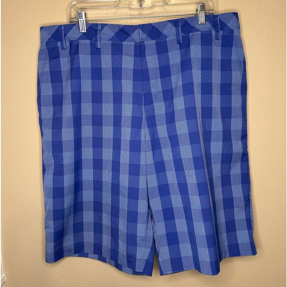 Adidas Men’s Flat Front Golf Shorts Size 38 Blue